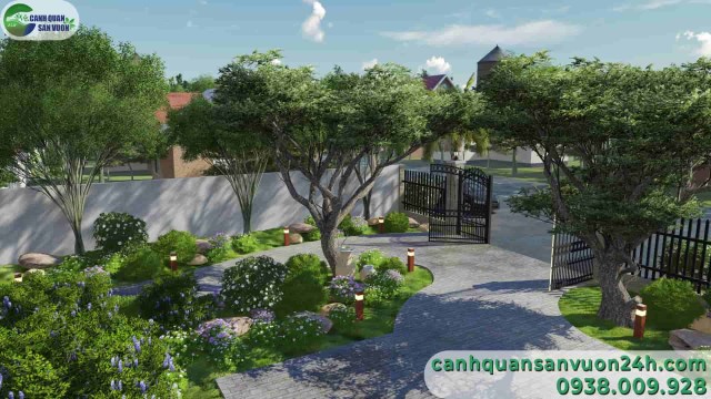 Thiết kế cảnh quan sân vườn khu nghỉ dưỡng - Cảnh Quan Sân Vườn 24h
